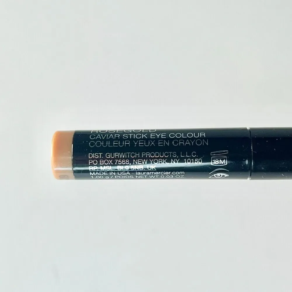 Laura Mercier Rosegold Caviar Eye Shadow Stick Highlighter Travel 0.03 oz 1g New
